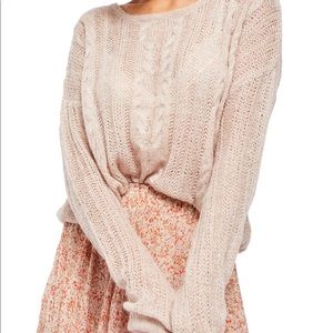 NWT Free People Angel Knit Sweater XS